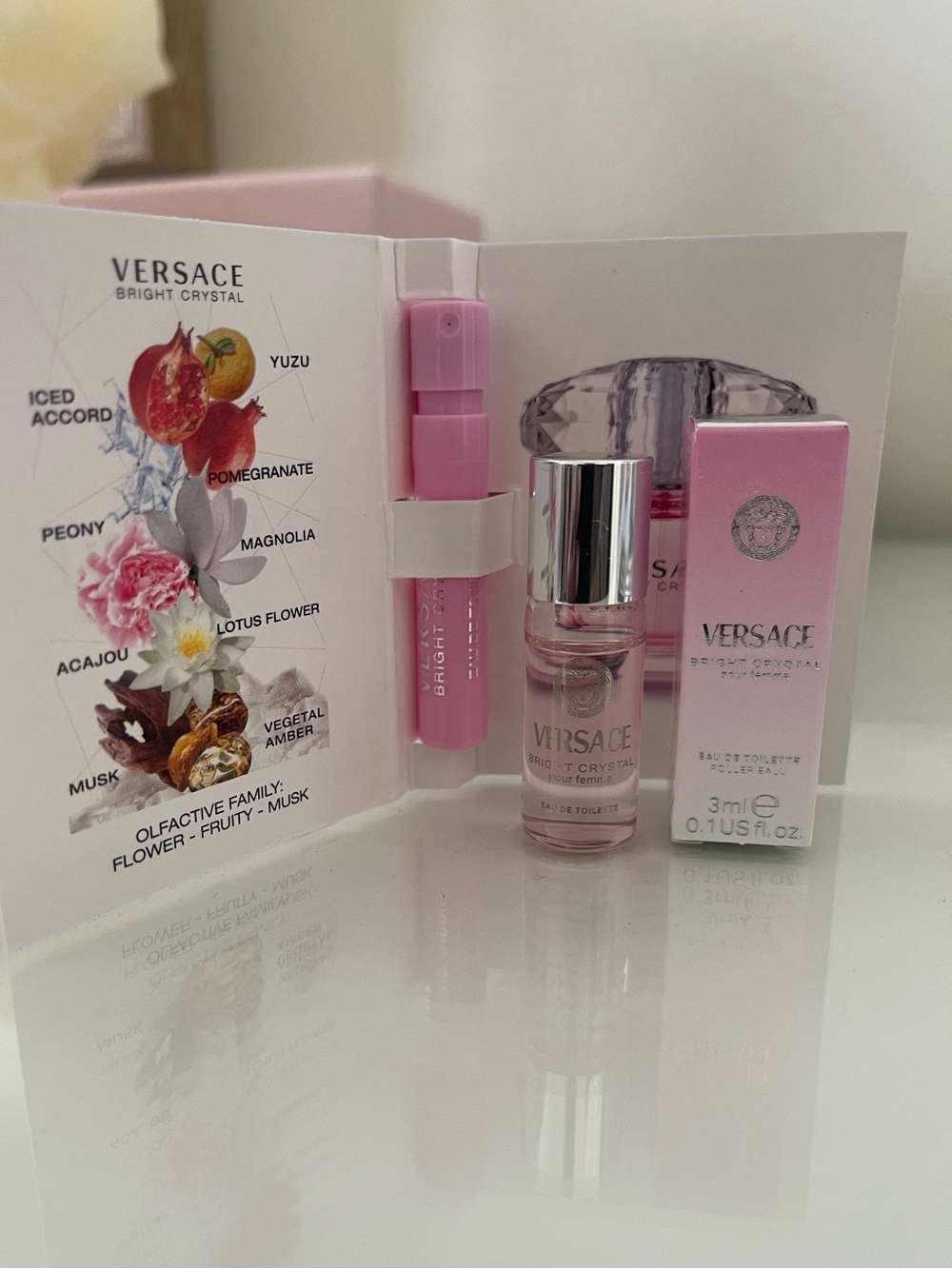 Versace Bright Crystal Mini Set - Light Pink